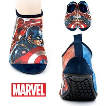 캡틴아메리카 남아 동 비치 신발 아쿠아슈즈 4-9세