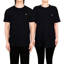 [비비안웨스트우드] 23SS 블랙 ORB 로고 티셔츠 3G010006 J001M N401