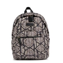 마크제이콥스명품여자백팩80010078 MARC JACOBS Quilted Puffy Nylon Snakeskin Grey Mini Backpack Purse Bag Handbag