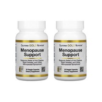 1+1 캘리포니아골드뉴트리션 CGN menopause 메노포즈 서포트 30베지캡슐 한속단 백하수오 류신 당귀 큰조롱 박주가리과, 1개, 30개