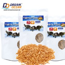 PRODAC 프로닥 감마루스 50g (리필형) 거북이 사료 먹이 100% 건조 새우, 3개