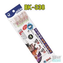 백경 BK-338 동남해안 침선 어초 외줄 10본 채비 반짝이, 12호-5-3