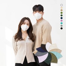 위윙 라이트 핏 공산품 컬러마스크 10매입 SET