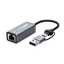 애니포트 2 IN 1 메탈바디 기가비트랜카드 콤보 AP-UC31GLAN, 단품