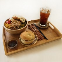 DS 우드트레이 손잡이쟁반, 대나무(밝은아카시아)