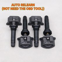 타이어 TPMS 공기압 2021 2022 현대 엘란트라 cn7 쏘나타 dn8 기아 카니발 k5 셀토스 쏘렌토 mq4 optima tpms 타이어 압력 센서 tpms 433mhz, 4개, 4개