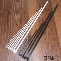 d09 동아뉴텍 케이블타이 200mm 백색/흑색 1000개, 흑색