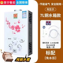 가정용 가스온수기 중형 소형 순간식 용량 LPG 10리터, 천연 가스, 가스온수기-7L