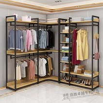 대형 철제 코트랙 옷걸이 행거 드레스룸 아파트 선반, 90X160