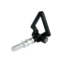 BMW tt100972를위한 새로운 알루미늄 정면 후방 차 삼각형 반지 트레일러 경주 견인 걸이 장비, 5.Black