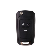 원격시동 스마트키 복사 경보기 차키 순정 버튼 자동차 Chevrolet Cruze 용 키 케이스 Epica Lova 카마로, 02 3 Buttons_01 No Logo