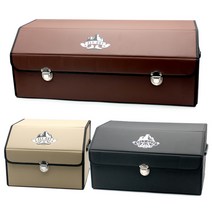 Fly guy 자동차 차량 트렁크박스 트렁크정리함 폴딩박스 수납 가족여행 캠핑, 베이지, 대형(약 65리터)