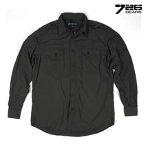 [726 기어] 택티컬 긴팔 남방 (블랙)