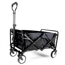 캠핑 접이식 폴딩 웨건 [캠핑용품 이동식 카트 휴대용 손수레 짐옮기기 수납 보관 다용도], 레드