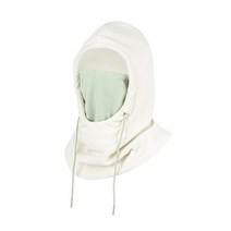Balaclava Ski Bandana 따뜻한 열 보호대 남성용 플리스 추운 날씨 여성용 오토바이 하이킹 스키 자전거 용 넥 워머, 34.5cmx53cm, 폴리에스터, 하얀