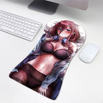 마우스패드 캐릭터 아트뉴휴머노이드 마우스 컴퓨터 미용 가슴 3d 입체 손목 실리콘 2022 년 신제품, 01 A2