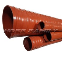 실리콘내열호스 75mm X 5M /고열호스/국내산/화이바/고열닥트호스/열풍호스/흡진/배기/호스, 1개