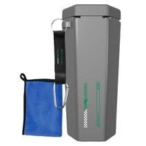 골프공 세척기 휴대용 다목적 골프 클럽 청소 액세서리, Grey