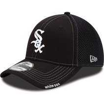 New Era MLB 네오 팀 컬러 39Thirty 스트레치 플렉스 핏 모자 캡 York Yankees, Small-Medium, Chicago White Sox