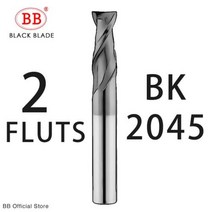 무선 유심 라우터 와이파이 공유기 BB CNC 카바이드 플랫 엔드 밀 텅스텐 커터 2 4 플루트 금속 강철 가공 공구 키 페이스 스퀘어 라우터 비트 6 8 12 생크 HRC55밀링, 9.5x10x25x75+2F-BK2045