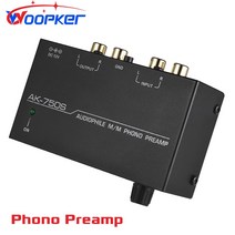공유기 증폭기 음성 gps 휴대용 인터넷 TV 무선 wifi 안테나 AK-750S 오디오 프리 앰프 RCA 입력/출력 및, 01 With EU Plug