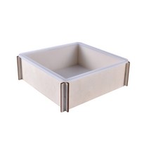 부드러운 에폭시 실리콘 곰팡이 캔들 북엔드 캐스팅 셰이퍼 수제 공예 모델링 도구 사무실 서적 주최자 용 3D 금형, 정사각형