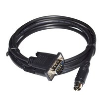 PLC 케이블 rs232 db9 d-sub9pin 남성-미니 din 8p rockwell allen bradley ab micrologix 1400 plc 프로그래밍 케이블, 5m