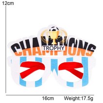 축구고글축구 안경 2022 테마 사진 소품 경쟁 분위기 생일 베이비 샤워 파티 장식 용품, 08 1pc M0651