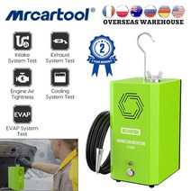 자동차 테스터 부품 mrcartool t100 연기 기계 누출 감지기 배기 가스 분석기 car evap gas leak locator oil pipe smoke, 씨엔