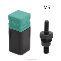 리베 터 건 부품 핸드 너트 리벳 메트릭 M3-M12 용 나사 식 맨드릴 교체, M6