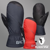 블랙야크 [ BLACK YAK ] 22년 !! BREA-TEX 방수 인서트와 90:10 RDS구스다운 충전재 겨울용 남녀공용 벙어리 장갑 알파인다운미튼 BK 22F, L