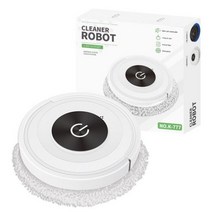 Mopping Robot Cleaner Sweeping Machine 건식 및 습식 걸레 2 In 1 Washing Cloth For Floor 클리너 먼지, 02 WHITE