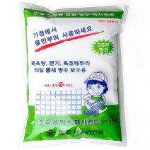 토탈하우스 한주 초속경 방수 백시멘트 1.5kg 가정용 시멘트 (0187)