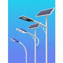 태양광 가로등 에너지 조명 자동 밝기 가로수 캠핑장 태양열, 8m A형 기둥 + 100W 램프 헤드