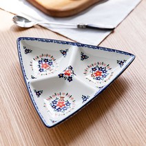 [블루밍가든] 로맨틱플라워 삼절접시 플로럴트리 S018, 상세 설명 참조