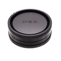소니 E / FE 마운트 렌즈 후면 캡 카메라 바디 플라스틱 블랙 커버 세트 A7 A7R A7S A1 A9 A5000 A6000 등, Cap Set