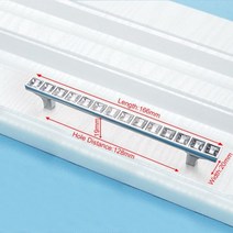 현대 크리스탈 유리 손잡이 캐비닛 실버 찬장은 서랍 손잡이를 당깁니다 주방 가구 핸들 하드웨어, 8087-128mm