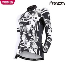 MCN MCN 긴팔져지 베네시아 여성 MTB 라이딩 로드 상의