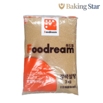 황설탕 3kg 푸드림 대한제당 갈색설탕