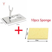 Soldering Iron Stand Holder For Station Tip With Welding Cleaning Sponge Electric Accessories, 07 Y with Sponge