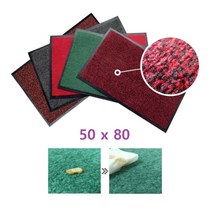 엘리베이터 입구 빗물방지 논슬립 발매트 매장 발코니 신발털이 현관용 로비 바닥깔판, 1개, 그레이 50X80cm