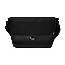 RUBBER LOGO MESSENGER BAG