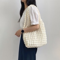 에브리테일 폼폼 에코 숄더백