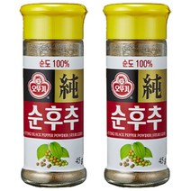 오뚜기 순후추, 45g, 2개