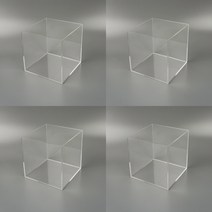 15CM 투명 아크릴응모함 추첨상자 식권함 추천함 행운권추첨함