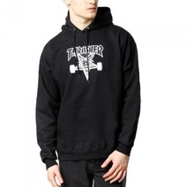 [롤스트릿] 트레셔 스케이트 고트 후드티 BLACK