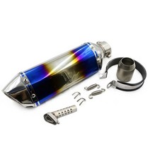 51mm 오토바이 배기 db 킬러 스쿠터 먼지 구덩이 자전거 튜브 이동식 혼다 x11 x4 m109r kawasaki er6n, b