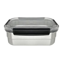 올품락 국산 스텐 밀폐용기 ECO 직사각 5호 1500ml, 단품