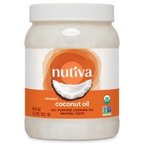 코코넛오일Nutiva Organic Steam- Coconut Oil 54 Fluid Ounce 1.6L