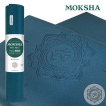 모크샤 프로 요가매트 차크라리미티드 - 대만산 고밀도매트, 피콕블루